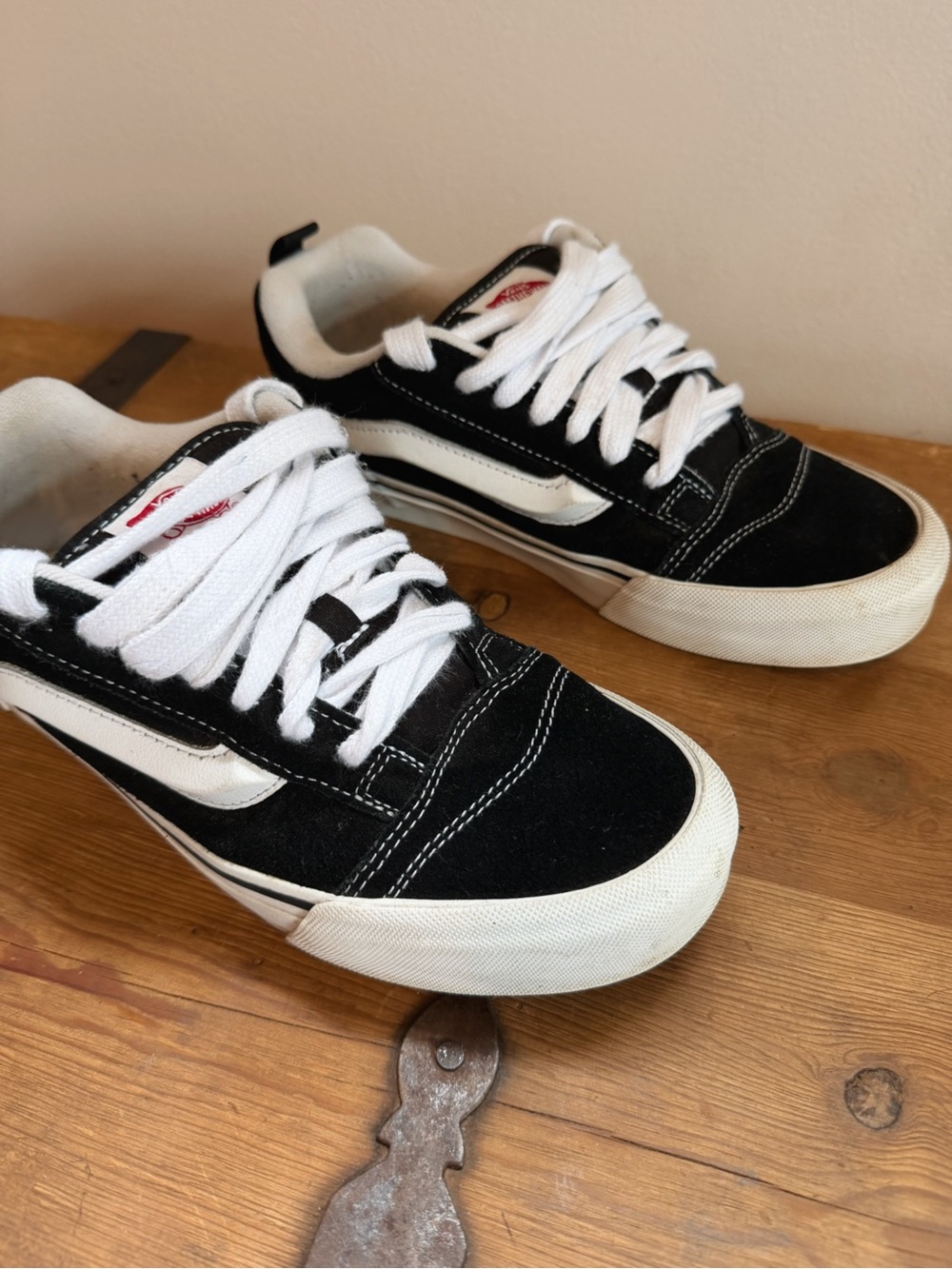 Vans Old Skool Black and White Low-Top Women's Skate Sneakers